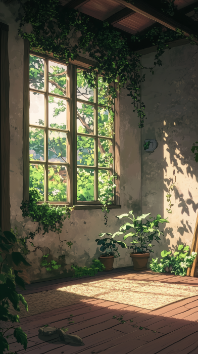 Whimsical Ghibli Wall
