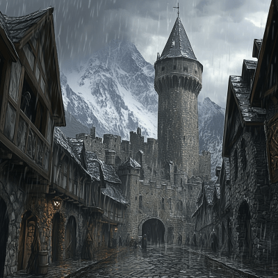 Medieval Keep and Wizard Tower