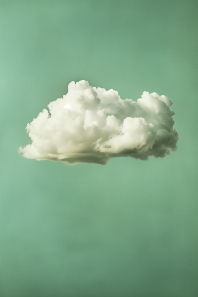 Surreal White Cloud