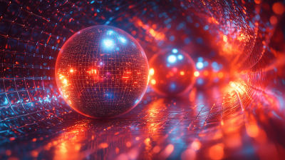 Tron Inspired Neon Marbles