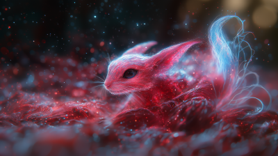Alien Hybrid Pet in a Cosmic Space