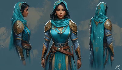 DND Fighter Concept Art