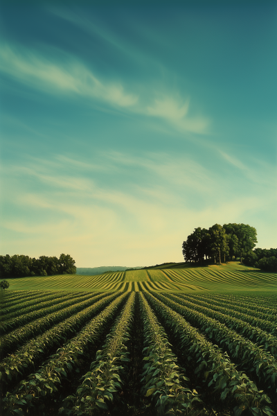 Lush Green Farmland