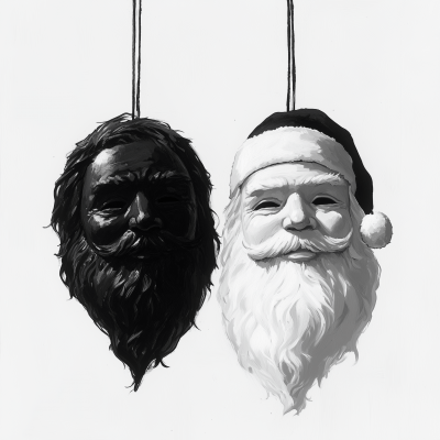 Dual Santa Masks
