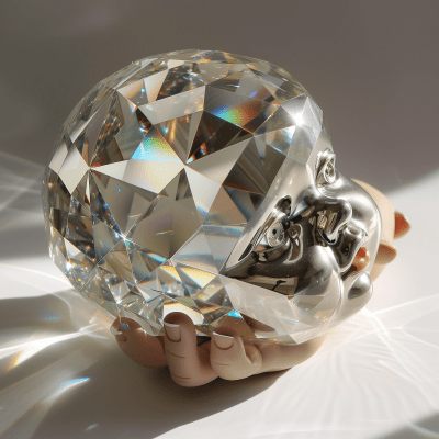 Sparkling Transparent Diamond Baby