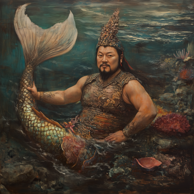 Genghis Khan as a Mermaid