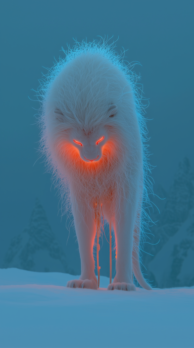 Bioluminescent Lion