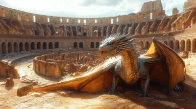 Turquoise Dragon in Colosseum