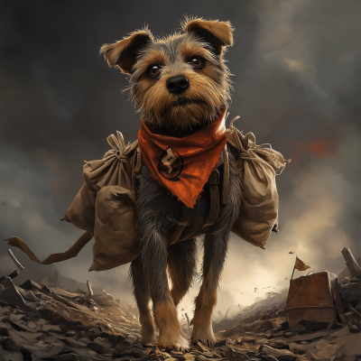 Rags the Heroic Terrier