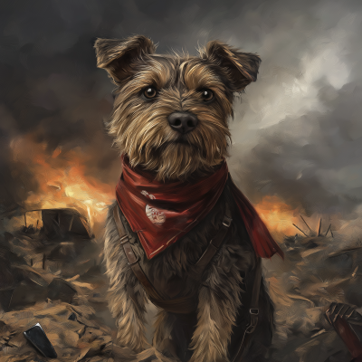 Rags the Heroic Terrier