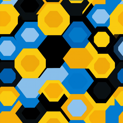 Futuristic Bumblebee Pattern