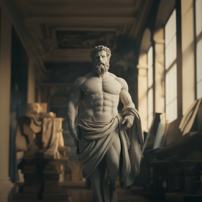 Greek God Sculpture