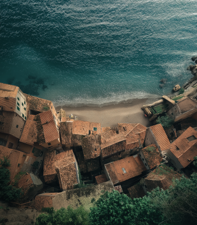 View of an Italian Village