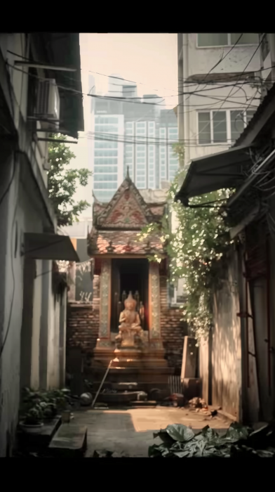 Ancient Shrine in the City