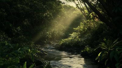 Dramatic Stream in Hana