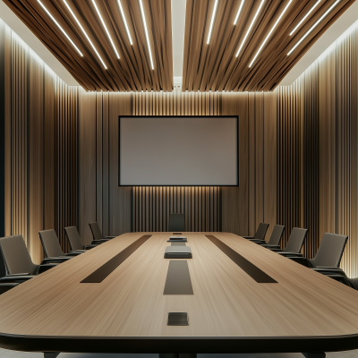 Modern Boardroom Setup