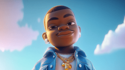 Dababy as a Pixar Character