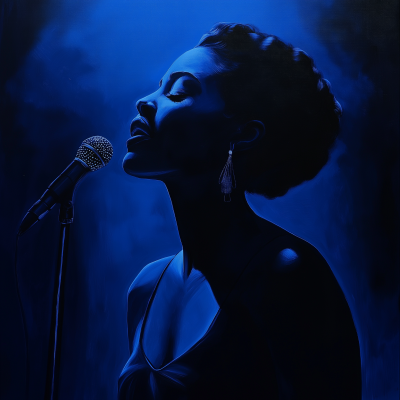 Blues in Blue