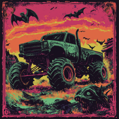 Monster Truck Tour Poster