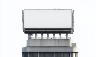 Blank Signage on Building