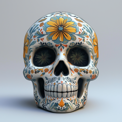 Modern Sugar Skull