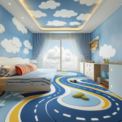 Bright Boy’s Room Interior