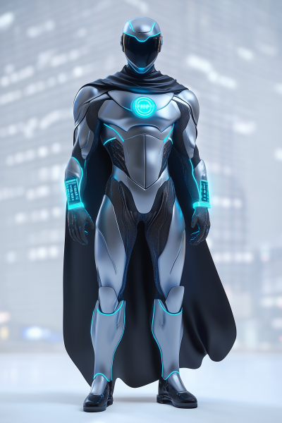 Futuristic Superhero