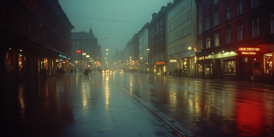 Lonely Street in Stockholm