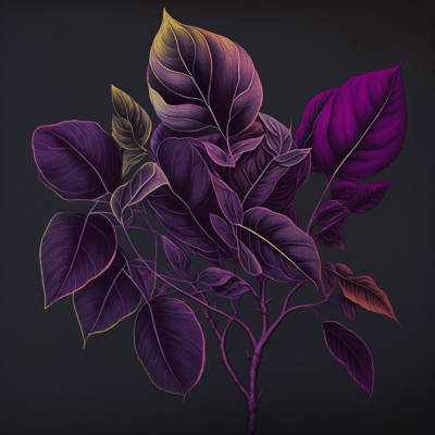 Dark Purple Colossians Plant
