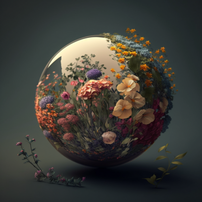 Floral Globe