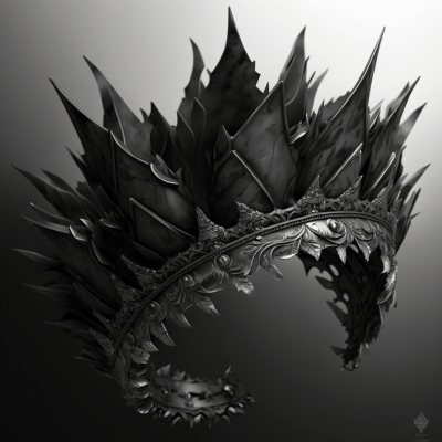 Graphite and Onyx Crown