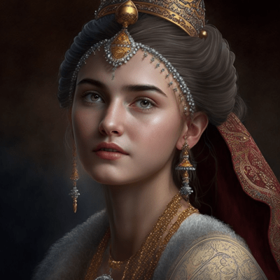 Turkish Princess in Photorealism