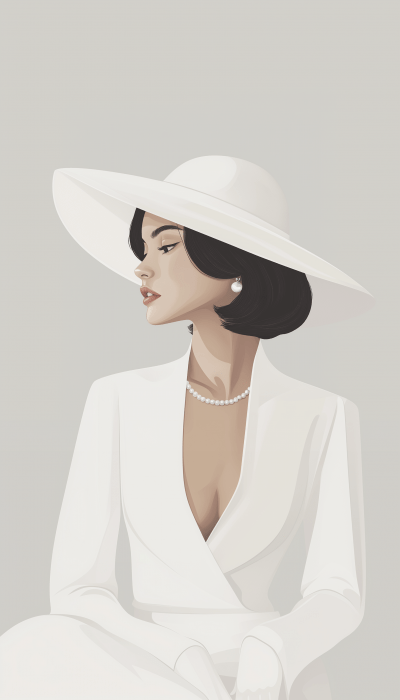 Elegant Woman in Hat