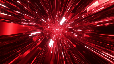 Red Metallic Poster Background