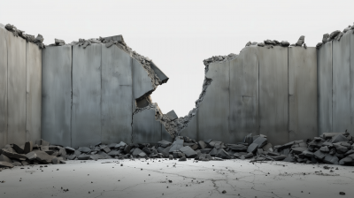 Concept Art of Concrete Wall