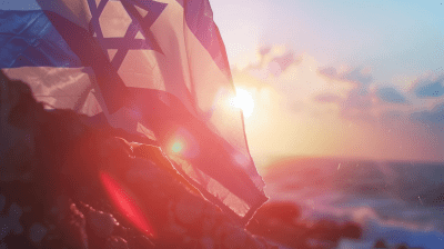 Patriotic Israel Backdrop