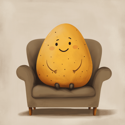 Potato on Couch