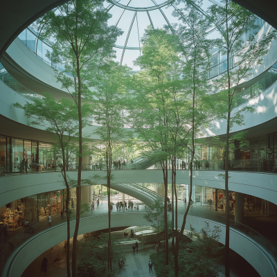 Circular Shopping Plaza Interior