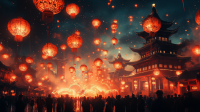 Vibrant Chinese New Year Celebration