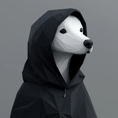 Mysterious Hooded Dog