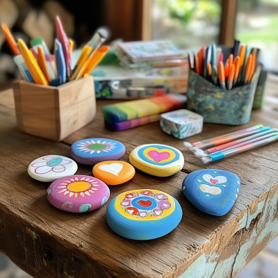 Creative Peace and Love Rocks