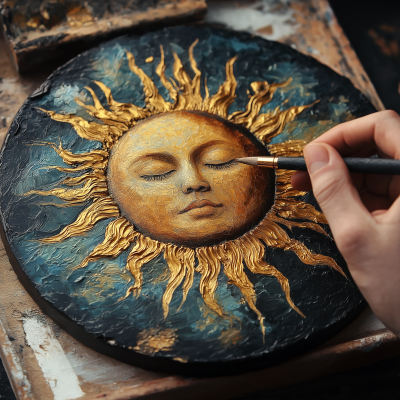 Baroque Sun Painting