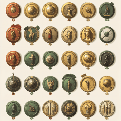 Greek Army Token Spritesheet