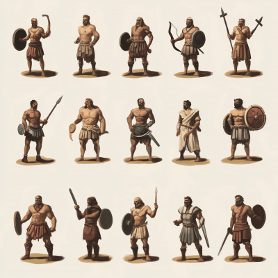 Barbarian Tokens Spritesheet