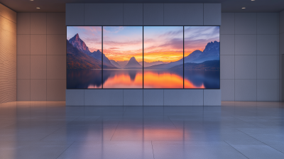 Modern Indoor Mockup Media Wall