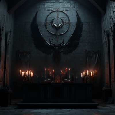 Dark Satanic Shrine