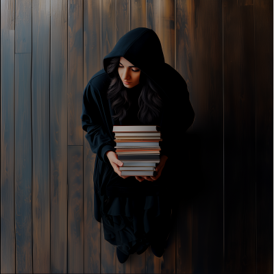 Woman with Books