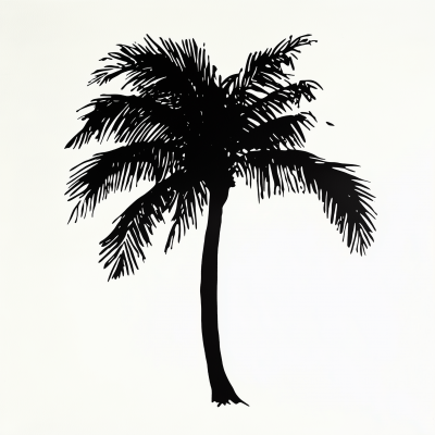 Coconut Tree Silhouette