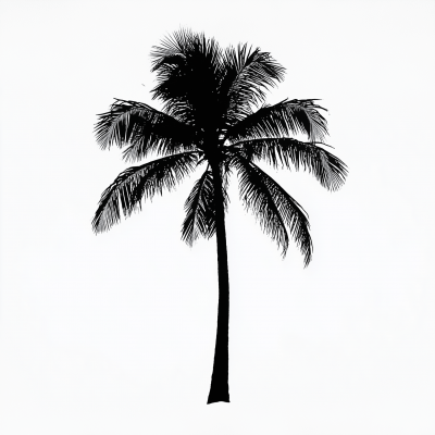 Coconut Tree Silhouette