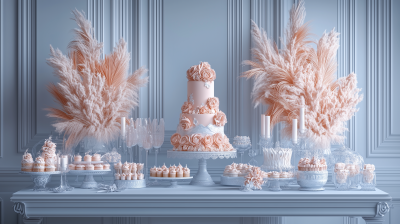 Elegant Dessert Display